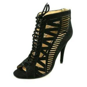 Black Nine West Angellica w/ Zip back closure.